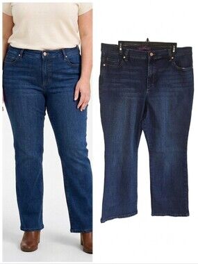 Gloria Vanderbilt Amanda bootcut jeans women's plus size bootcut jeans size 18s